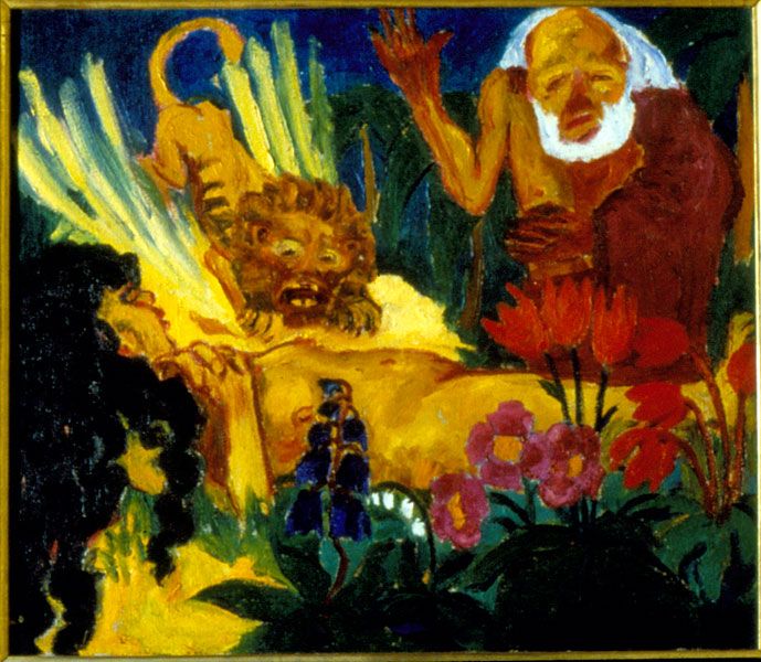 Saint Mary of Egypt (1911) - Emil Nolde Tablo
