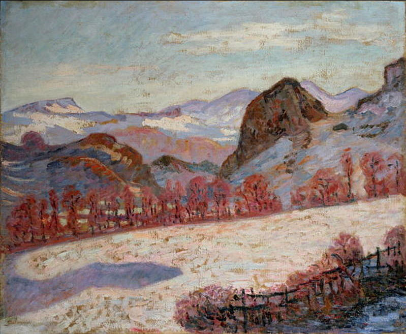 Saint Sauves d'Auvergne (1900) - Armand Guillaumin Tablo