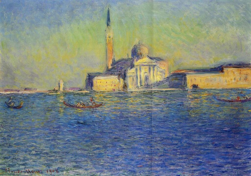 San Giorgio Maggiore (1908) – Claude Monet Tablo