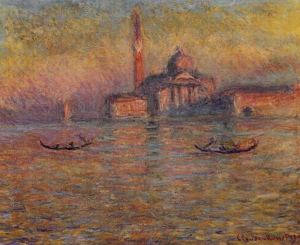 San Giorgio Maggiore 2 (1908) – Claude Monet Tablo