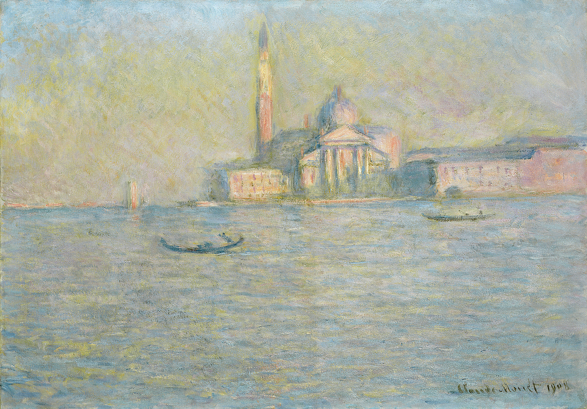 San Giorgio Maggiore 3 (1908) - Claude Monet Tablo