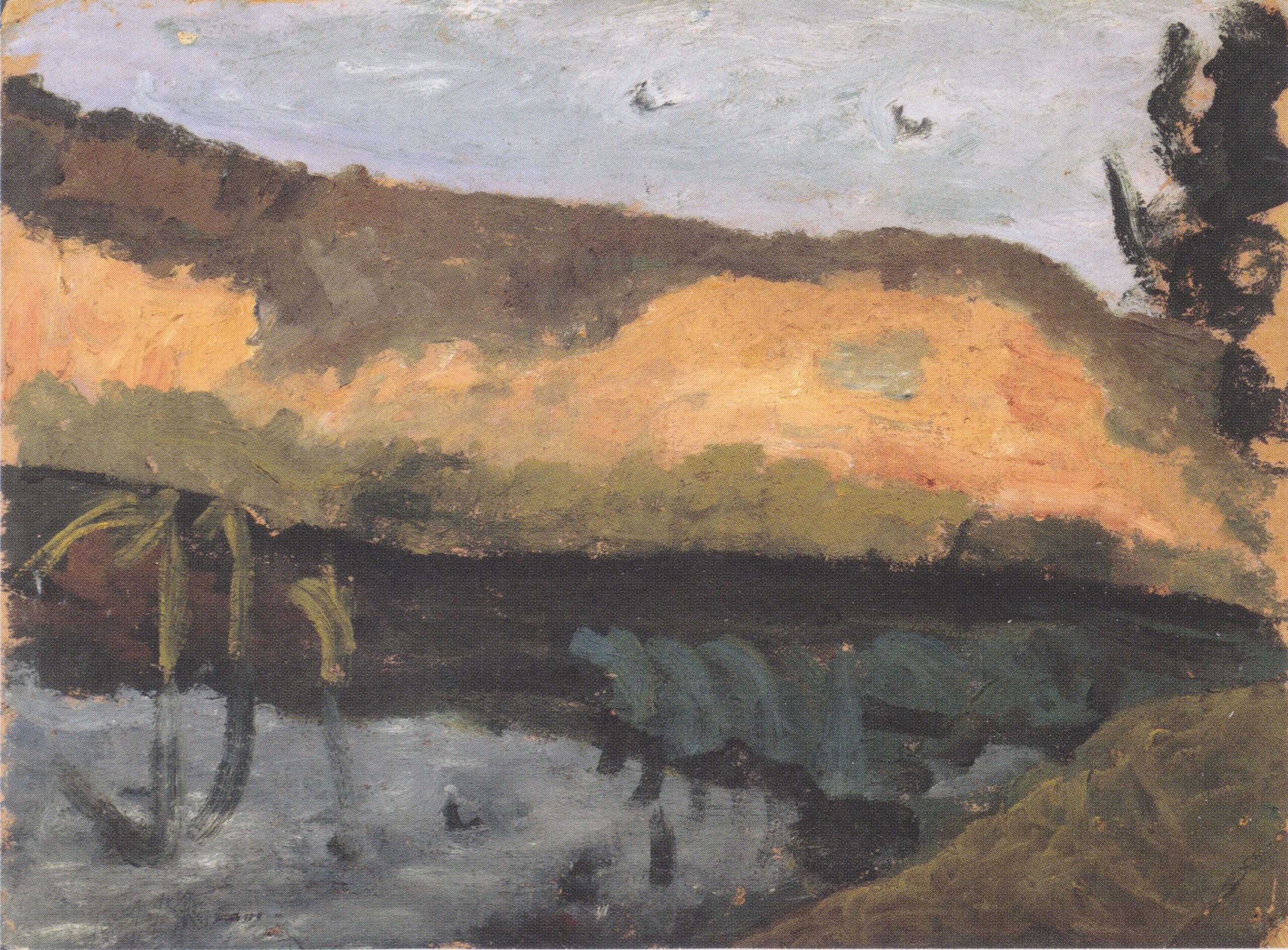 Sand pit (1900) - Paula Modersohn-Becker Tablo