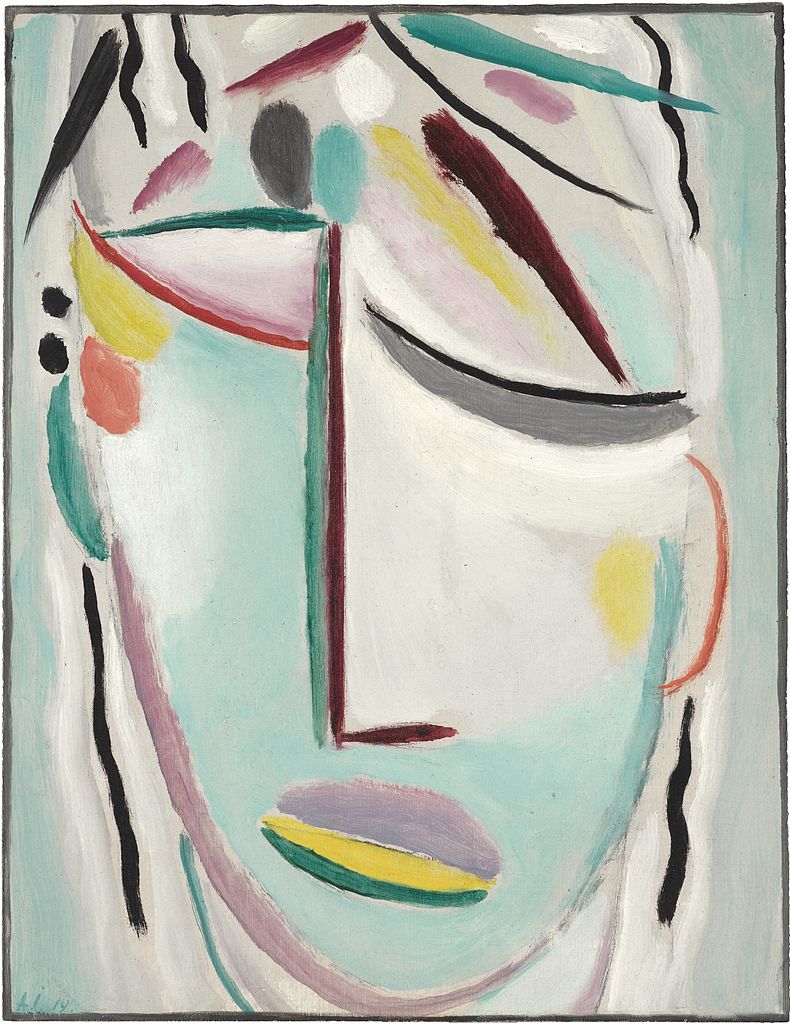 Saviour's face Martyr (1919) - Alexej von Jawlensky Tablo