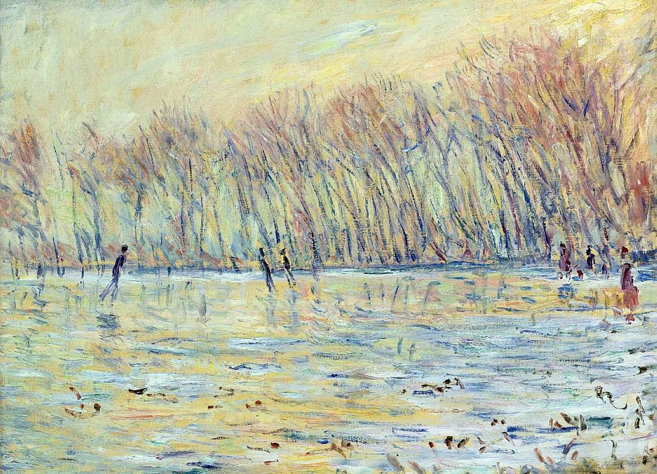 Scaters in Giverny (1899) - Claude Monet Tablo