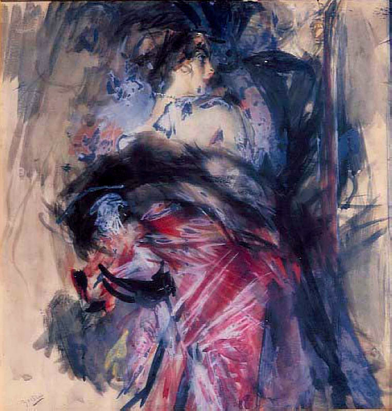 Scena Galante (1920) - Giovanni Boldini Tablo