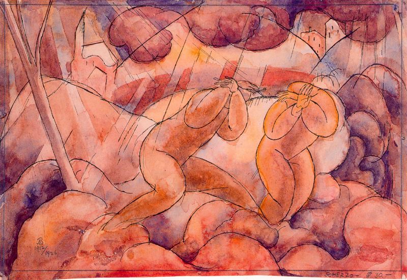Scherzo (1926) - Albert Bloch Tablo