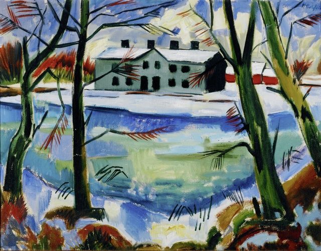 Schneeschmelze (Melting Snow) (1922) - Max Pechstein Tablo