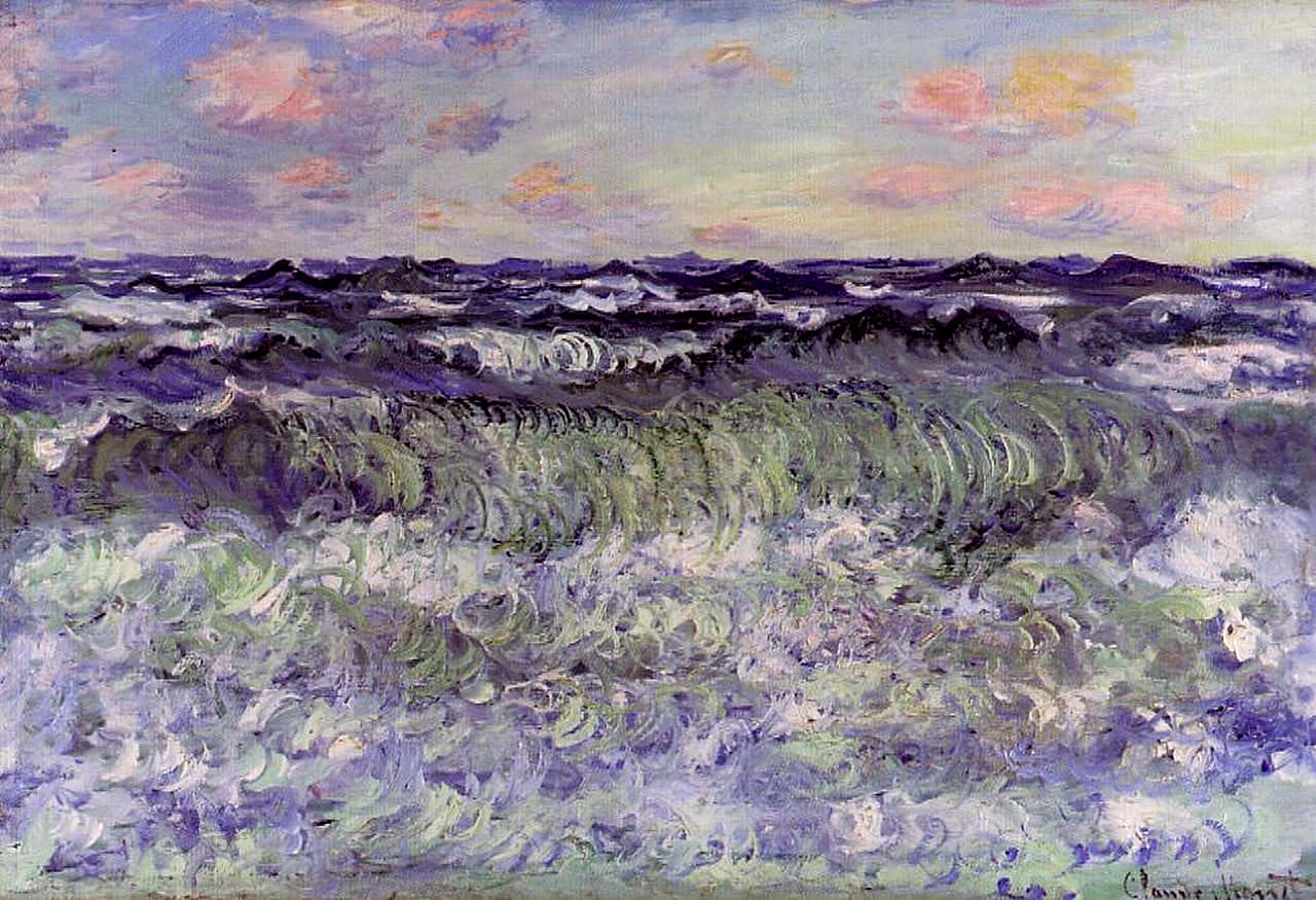 Sea Study (1881) - Claude Monet Tablo