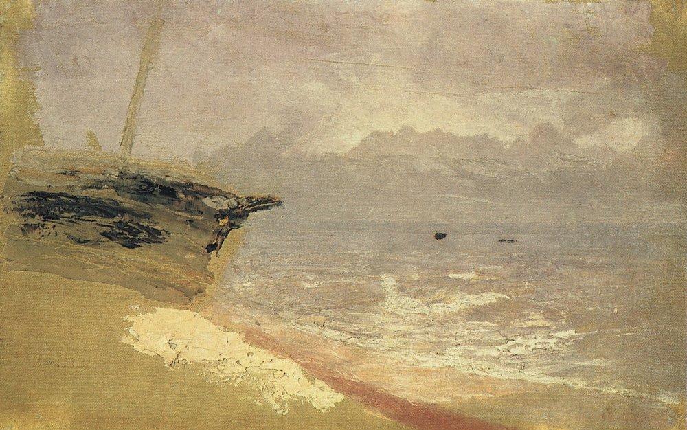 Sea. Gloomy Day (1878) - Arkhip Kuindzhi Tablo