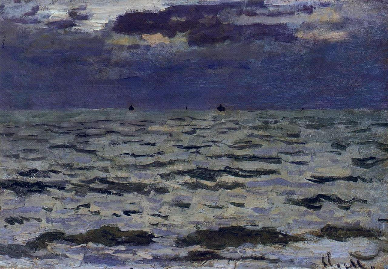 Seascape (1866) - Claude Monet Tablo