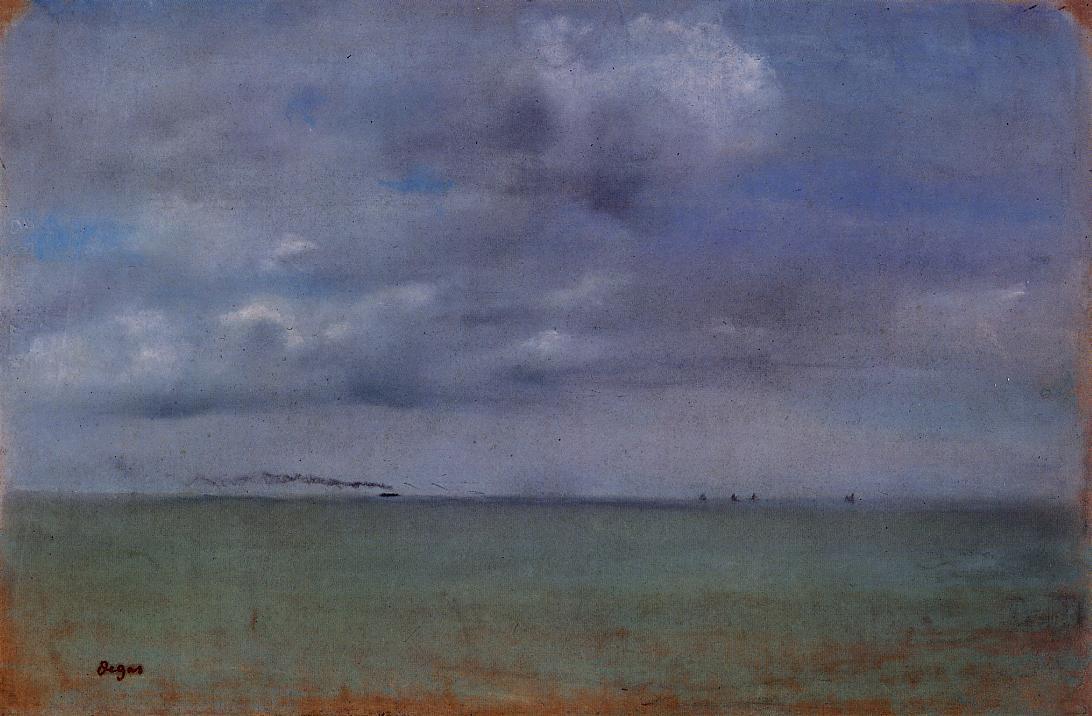 Seascape (1869) - Edgar Degas Tablo
