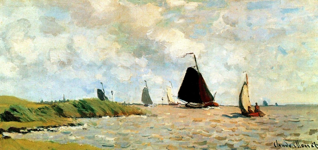 Seascape (1871) - Claude Monet Tablo