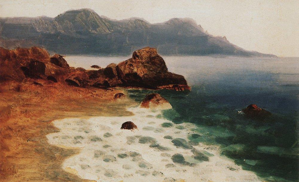 Seashore (1890) - Arkhip Kuindzhi Tablo