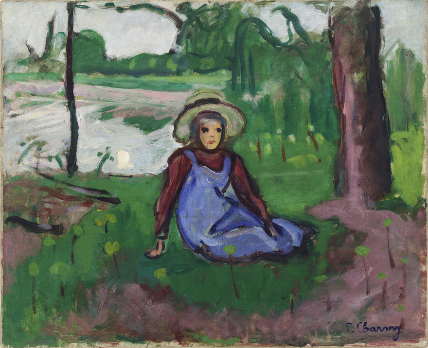 Seated Figure, Corsica (1907) - Émilie Charmy Tablo
