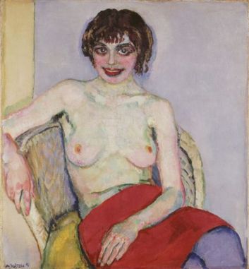 Seated Nude (1912) - Jan Sluyters Tablo