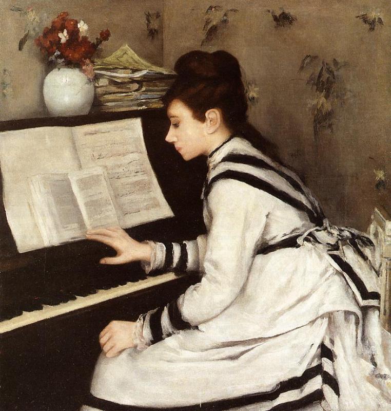 Secretly (1877) - Eva Gonzalès Tablo