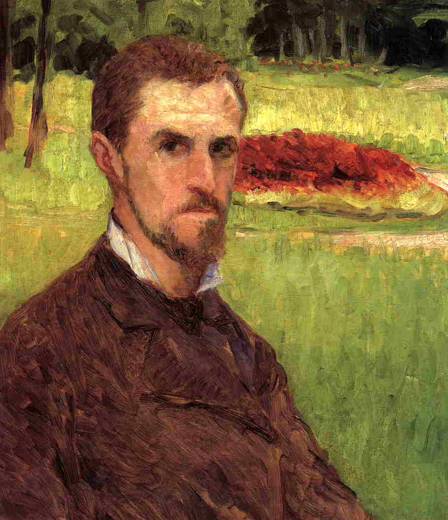 Self Portrait (1875) - Gustave Caillebotte Tablo