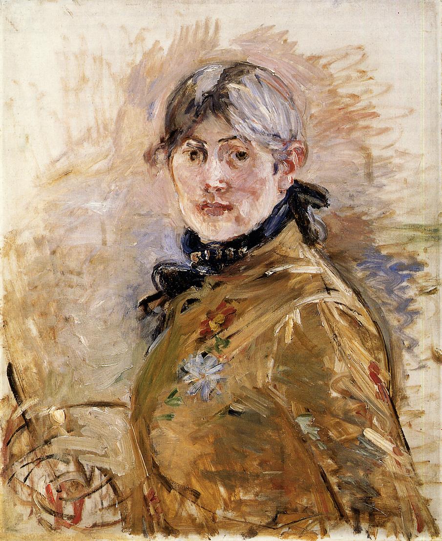 Self Portrait (1885) - Berthe Morisot Tablo