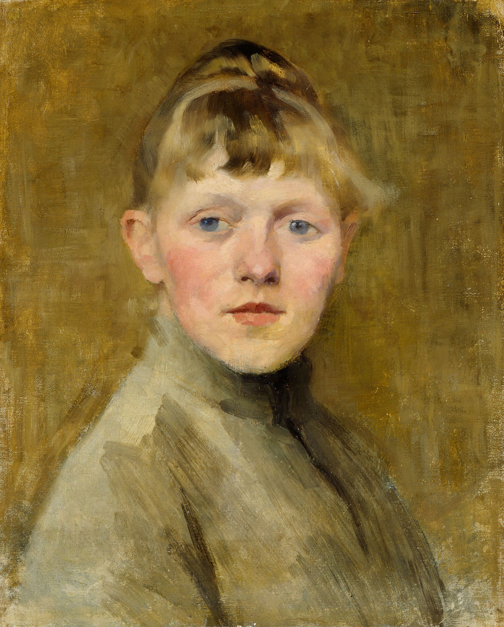 Self Portrait (1885) - Helene Schjerfbeck Tablo
