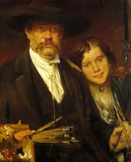 Self Portrait (1888) - Lovis Corinth Tablo