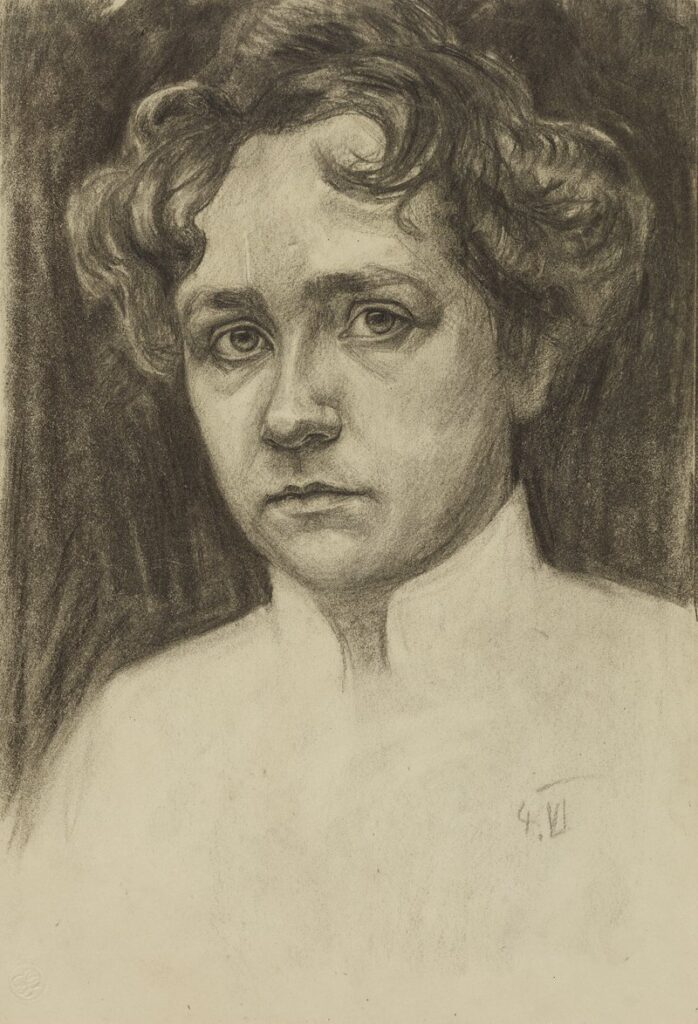 Self Portrait (1901) - Gabriele Münter Tablo