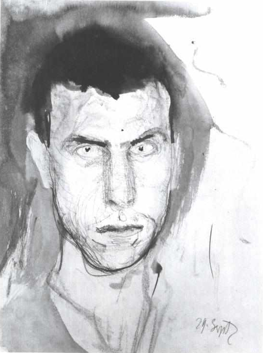 Self Portrait (1907) - Richard Gerstl Tablo
