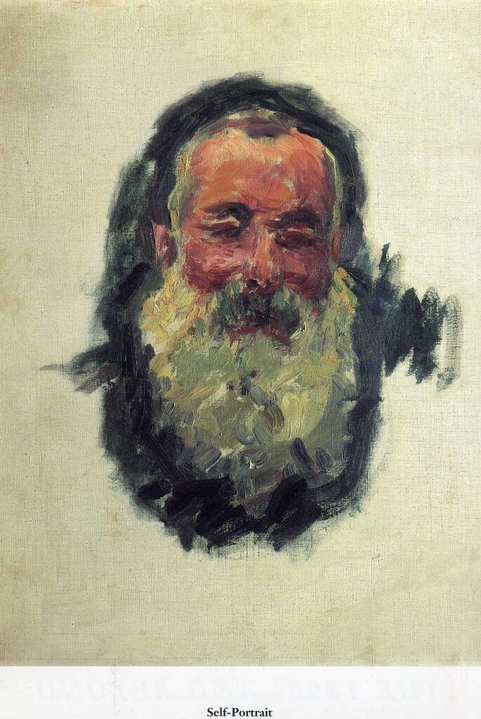 Self Portrait (1917) - Claude Monet Tablo