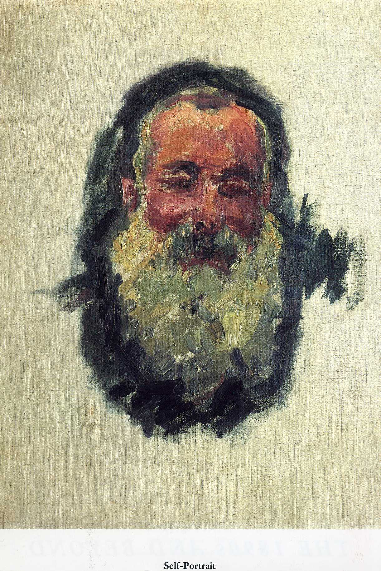 Self Portrait (1917) - Claude Monet Tablo