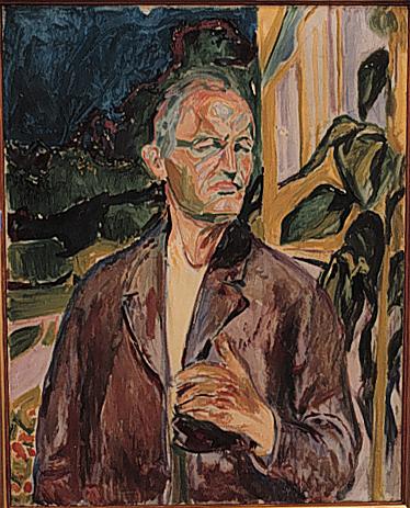 Self Portrait (1926) - Edvard Munch Tablo