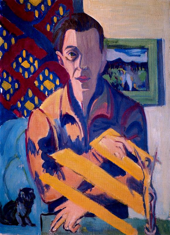 Self Portrait (1931) - Ernst Ludwig Kirchner Tablo