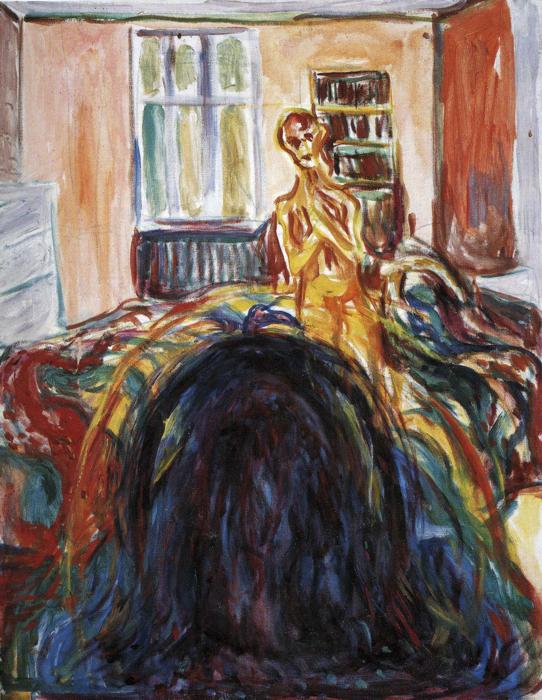 Self Portrait During the Eye Disease I (1930) - Edvard Munch Tablo