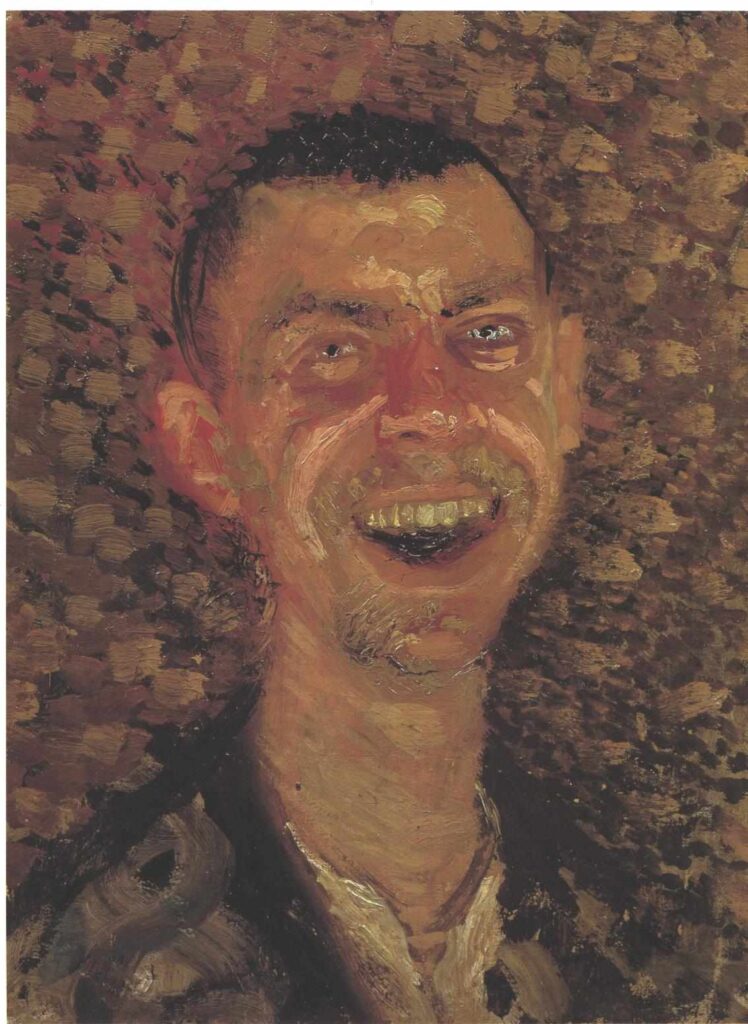 Self Portrait Laughing (1907) - Richard Gerstl Tablo