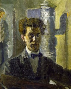 Self Portrait in Front of the Stove (1906) - Richard Gerstl Tablo