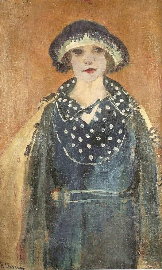 Self Portrait with Hat (1920) - Émilie Charmy Tablo