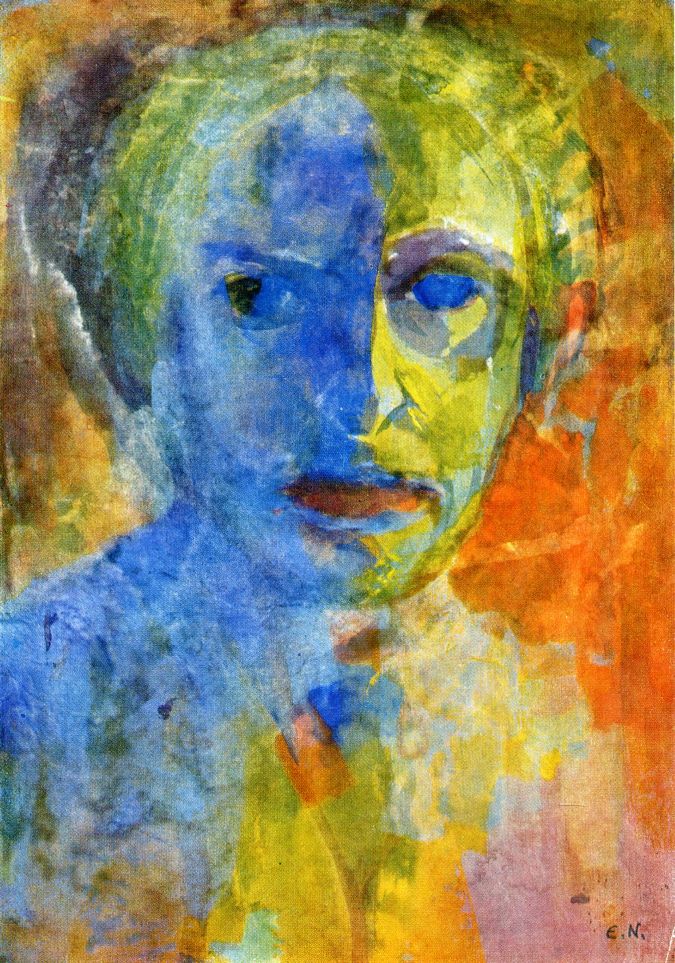 Self portrait (1912) - Emil Nolde Tablo