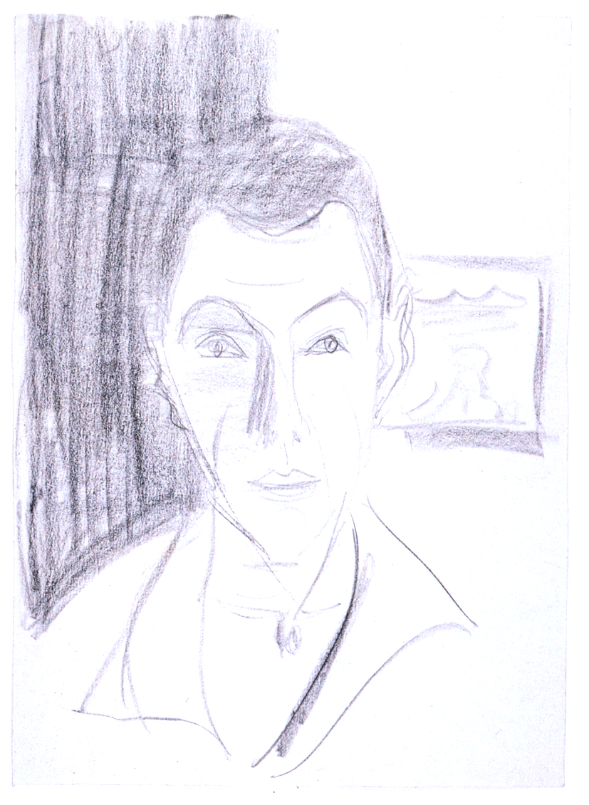 Self portrait (1937) - Ernst Ludwig Kirchner Tablo