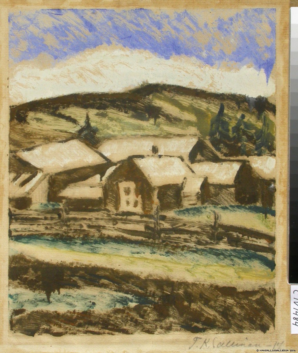 Sepän Mökki (1917) - Tyko Sallinen Tablo