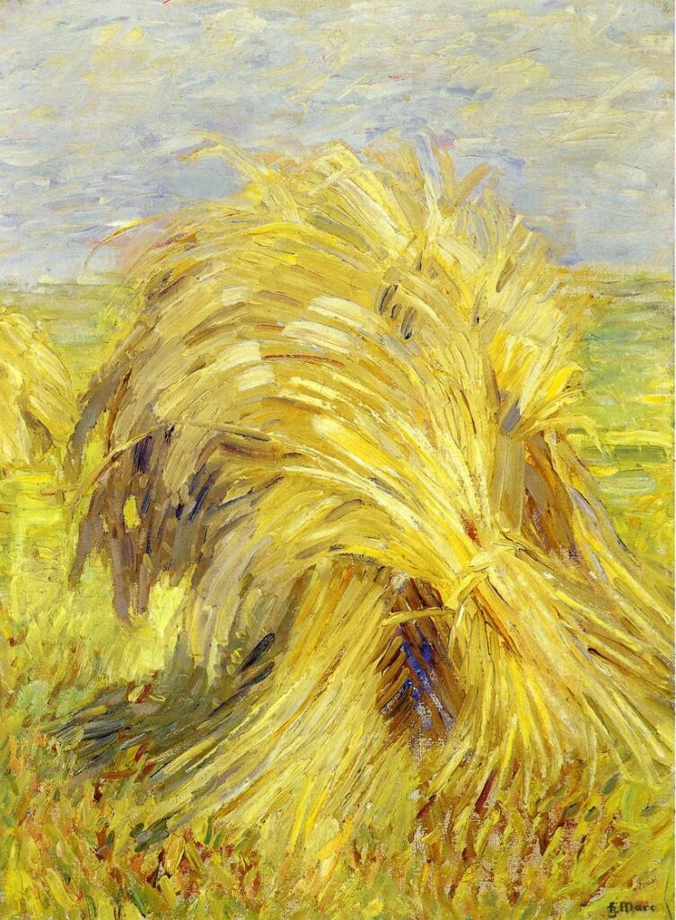 Sheaf of Grain (1907) - Franz Marc Tablo
