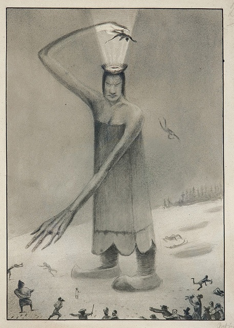 Siberian Fairy Tale (1902) - Alfred Kubin Tablo
