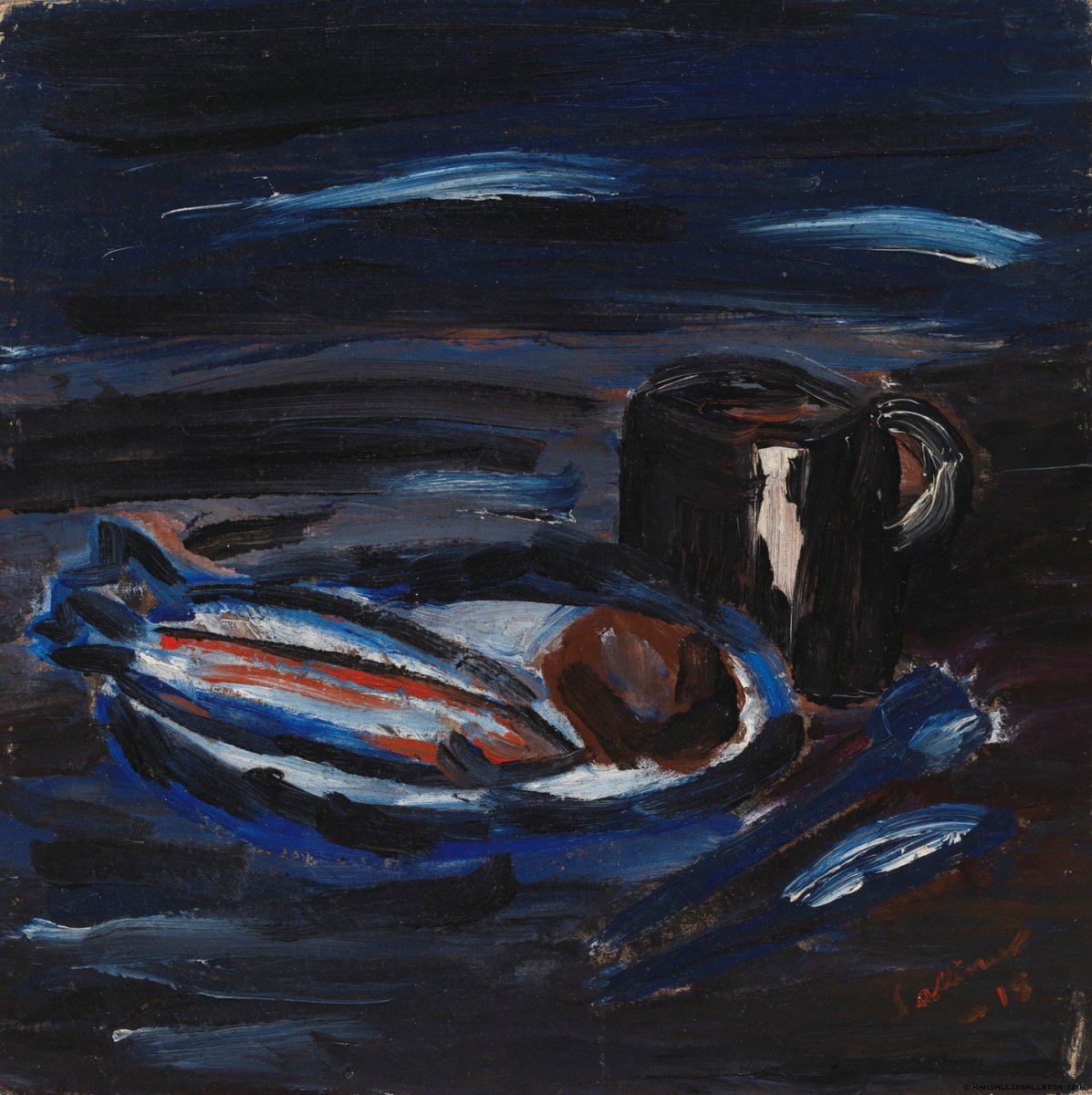 Silakka Asetelma (1918) - Tyko Sallinen Tablo