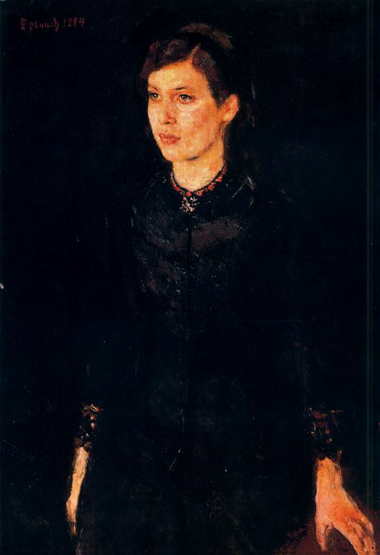 Sister Inger (1884) - Edvard Munch Tablo