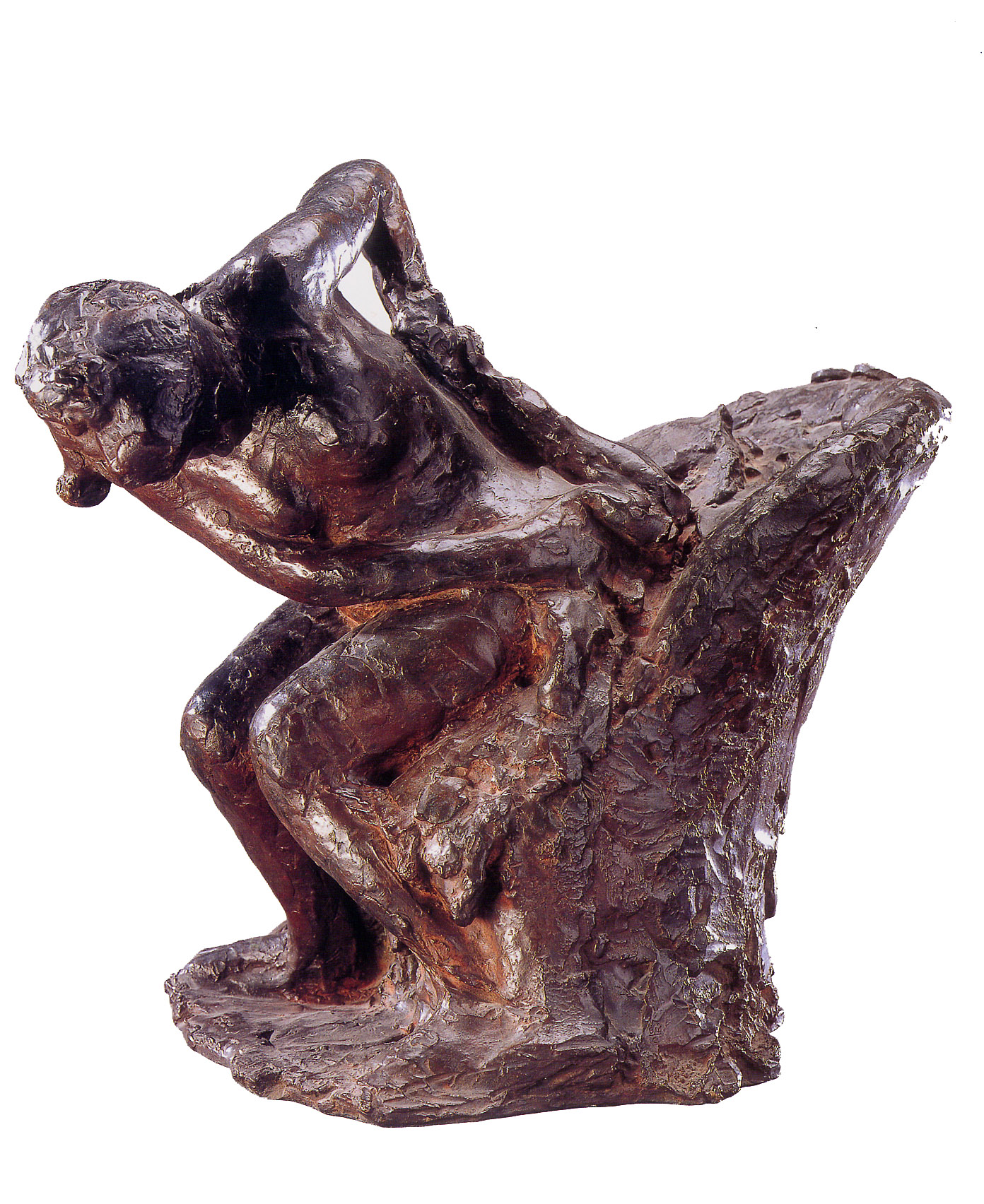 Sitting woman drying herself - Edgar Degas Tablo