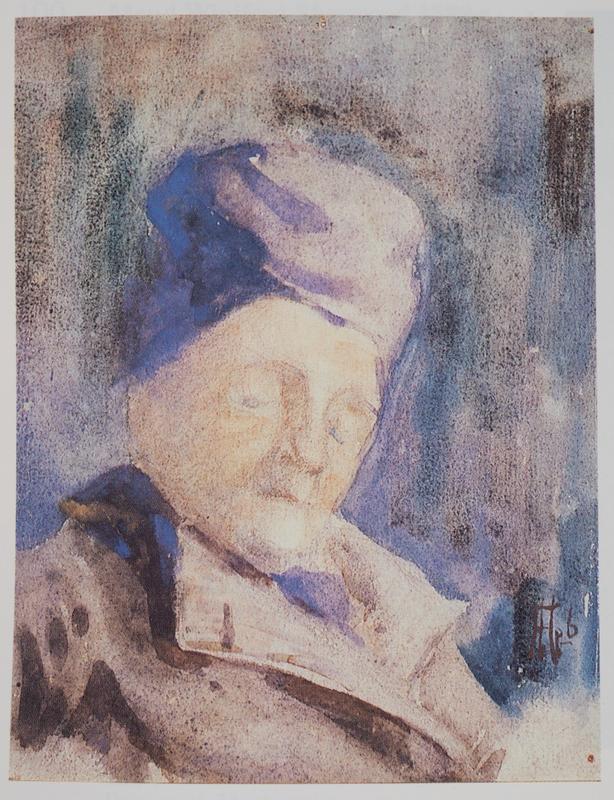 Sleeping Concierge (1906) - Frances Hodgkins Tablo