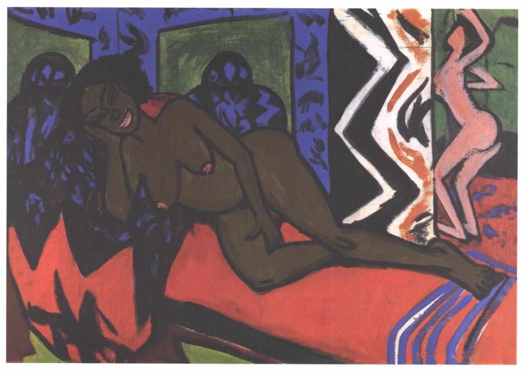 Sleeping Nilly - Ernst Ludwig Kirchner Tablo