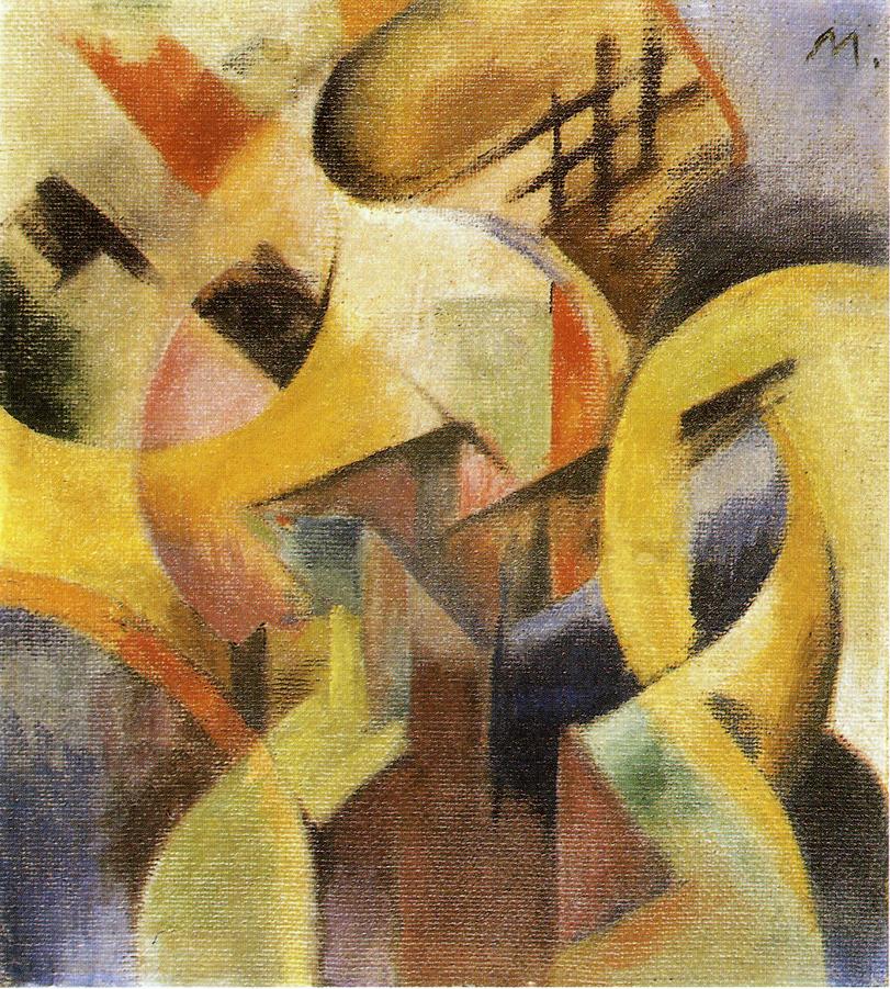 Small Composition I (1913) - Franz Marc Tablo