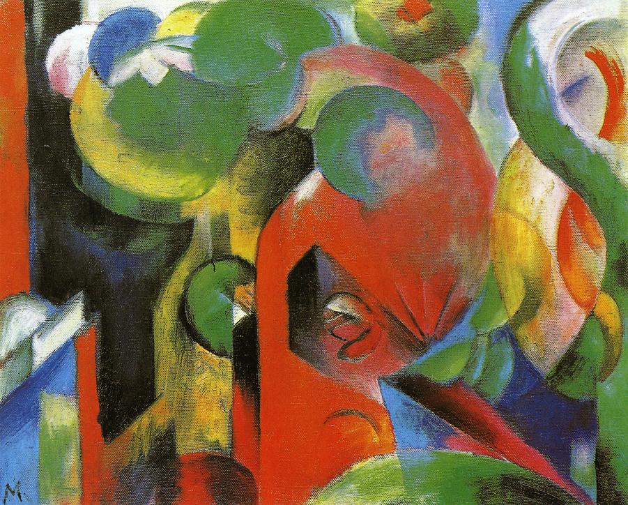 Small Composition III (1914) - Franz Marc Tablo