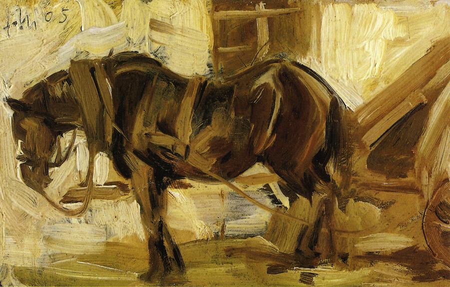 Small Horse Study (1905) - Franz Marc Tablo