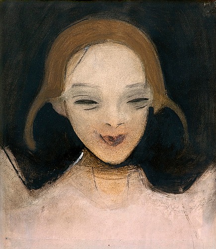 Smiling Girl (1921) - Helene Schjerfbeck Tablo
