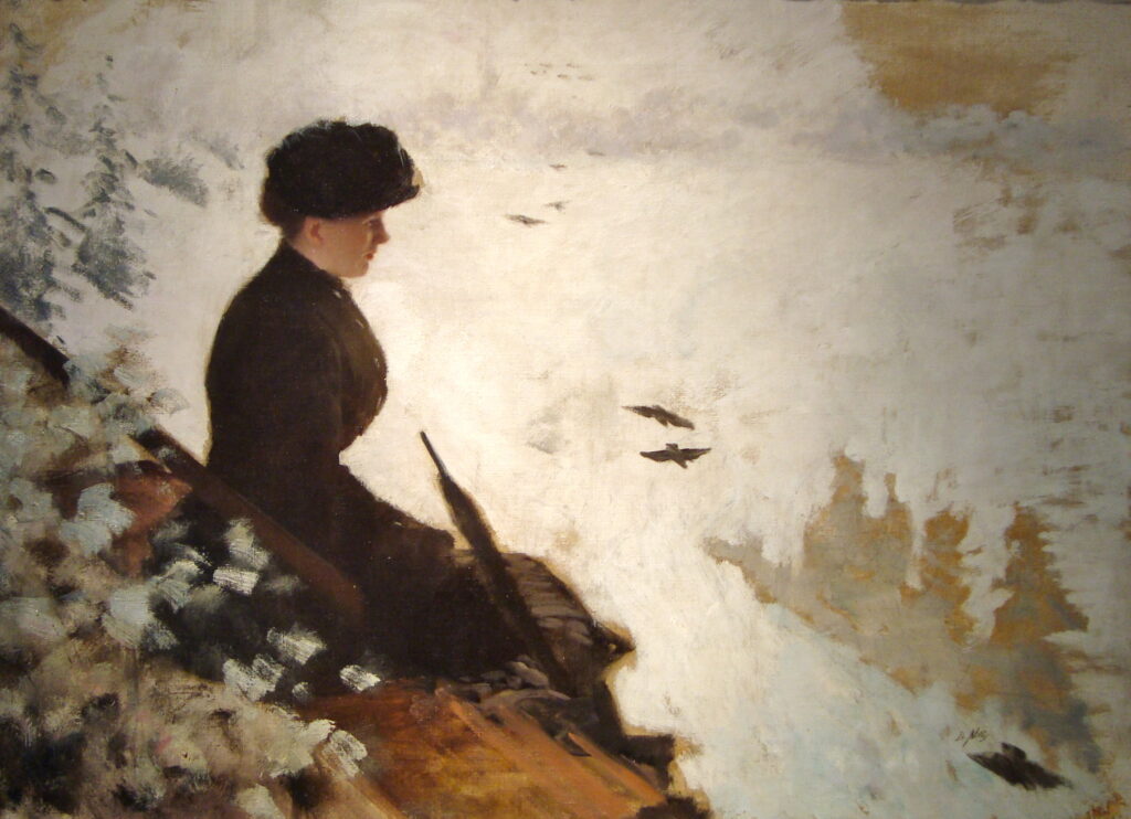 Snow Effect (1880) – Giuseppe De Nittis Tablo