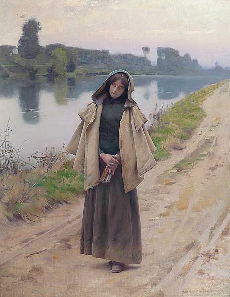 Solitude (1889) - Charles Sprague Pearce Tablo